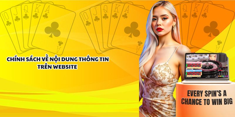 Chính sách về nội dung trên trang web